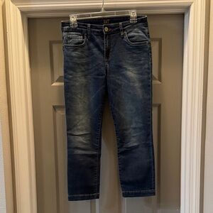 Kut from the Kloth Women's Blue Ankle Jeans